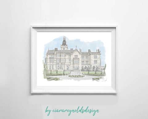 Buildings & Venues - Adare Manor Illustration