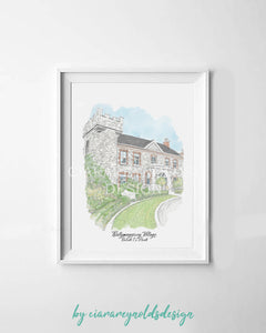 Buildings & Venues - Ballymagarvey Hotel Illustration