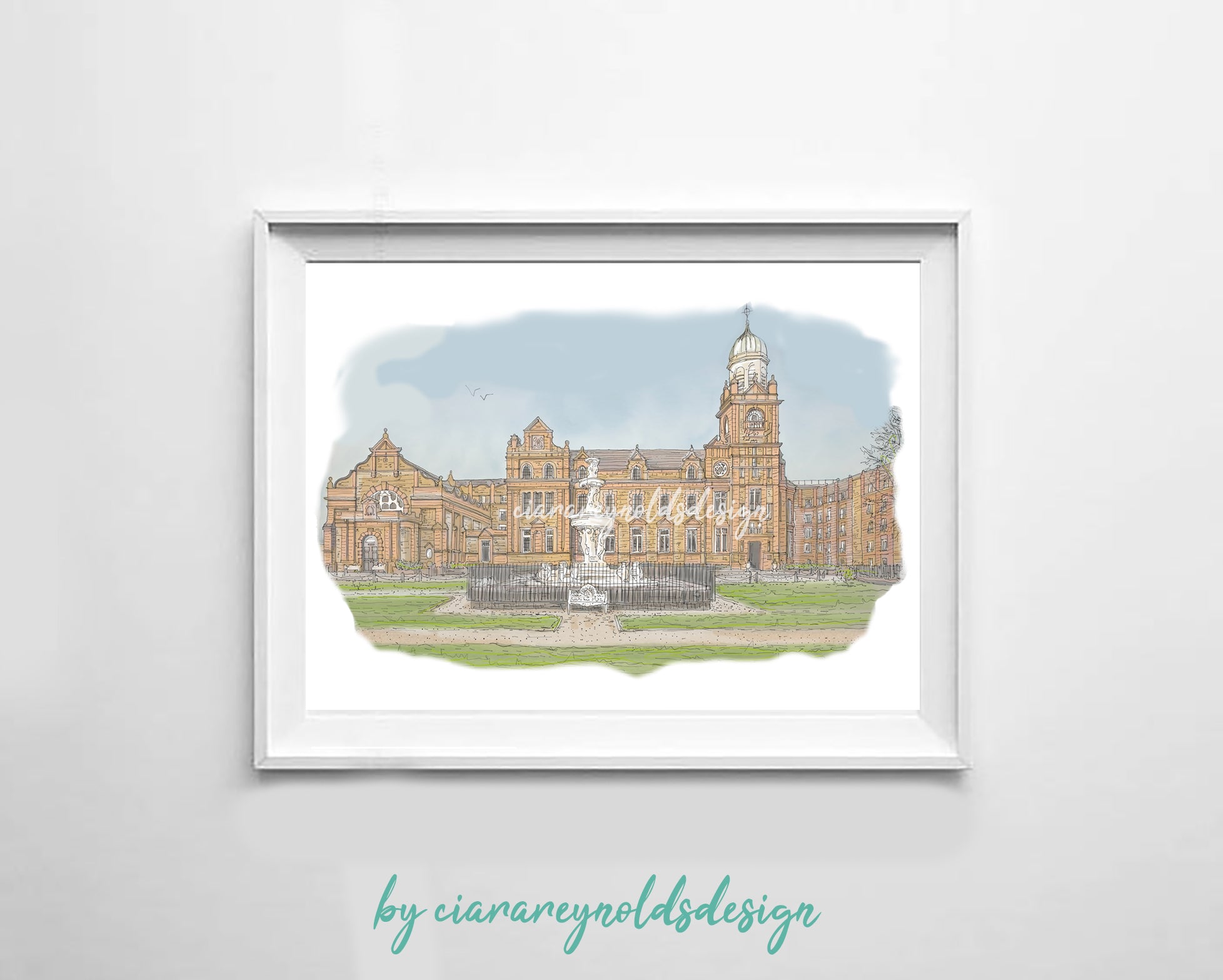 Buildings & Venues - Clayton Hotel Ballsbridge Illustration