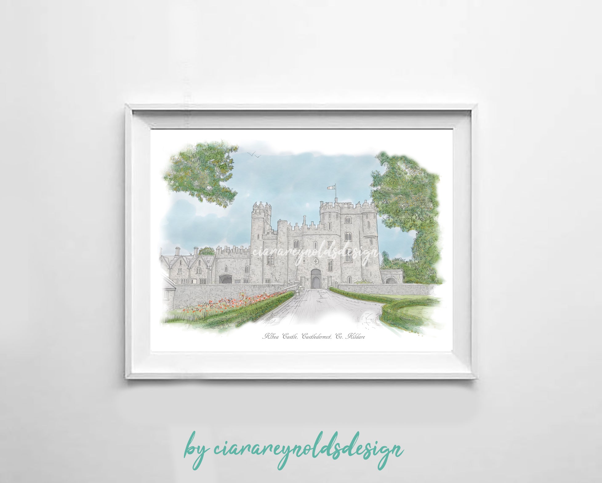 Buildings & Venues - Kilkea Castle Illustration