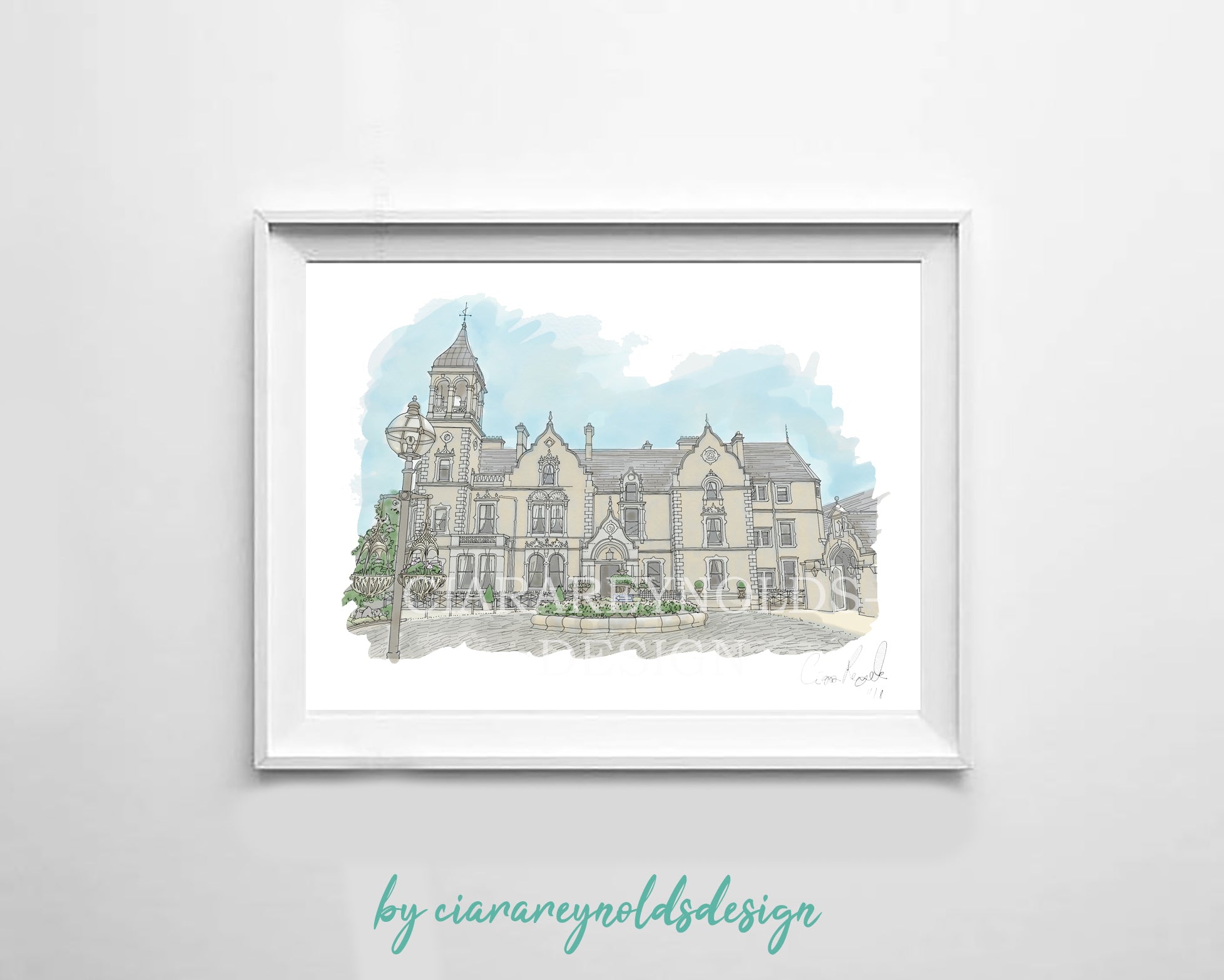 Buildings & Venues - Killashee Hotel Illustration