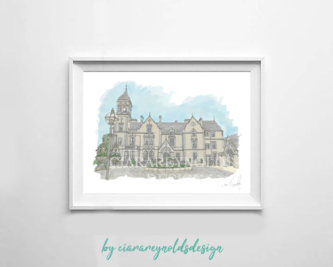 Buildings & Venues - Killashee Hotel Illustration