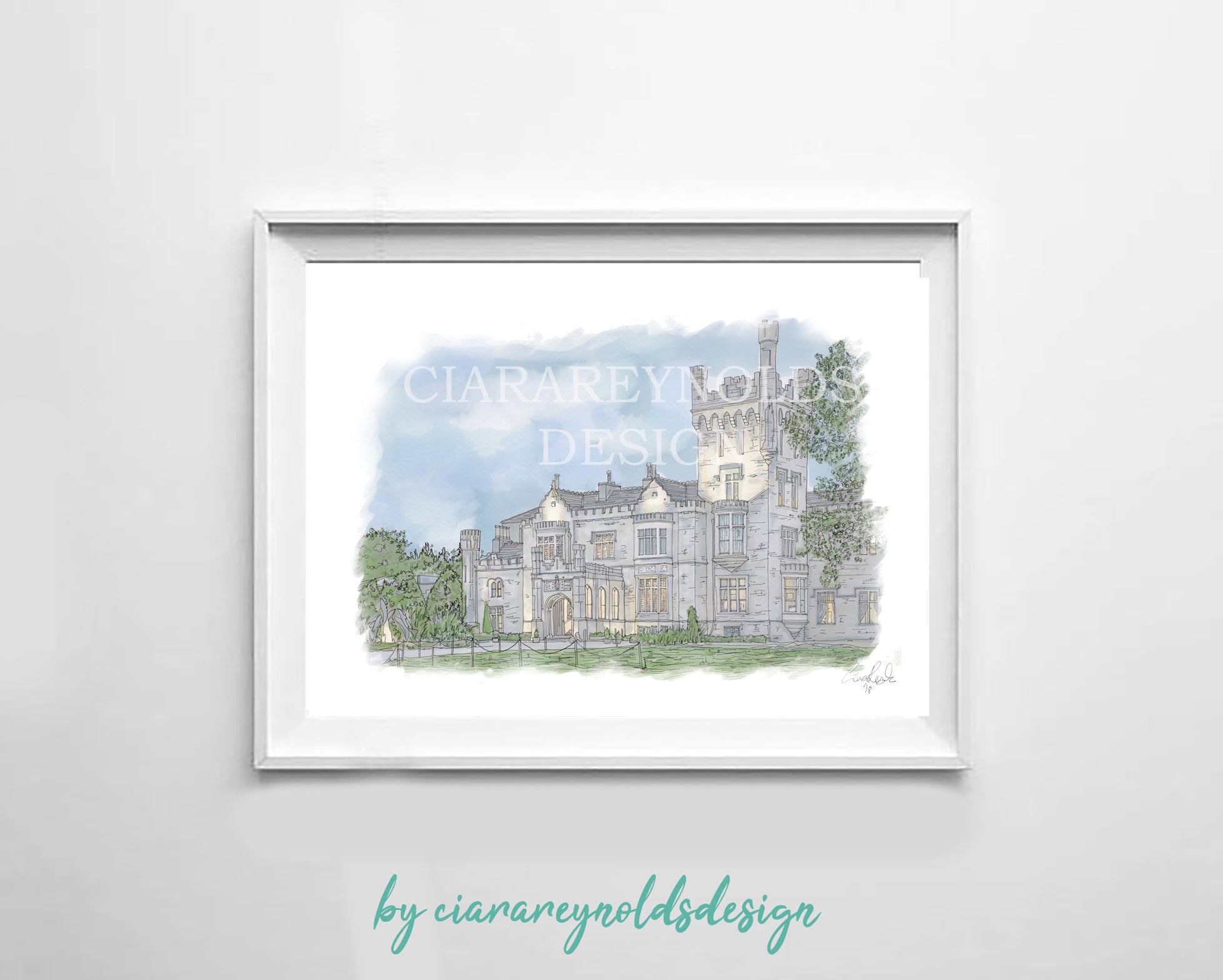 Buildings & Venues - Lough Eske Castle Illustration