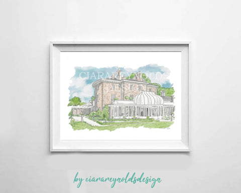 Buildings & Venues - Marlfield House Illustration