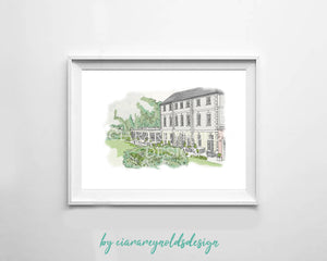 Buildings & Venues - Maryborough Hotel Illustration