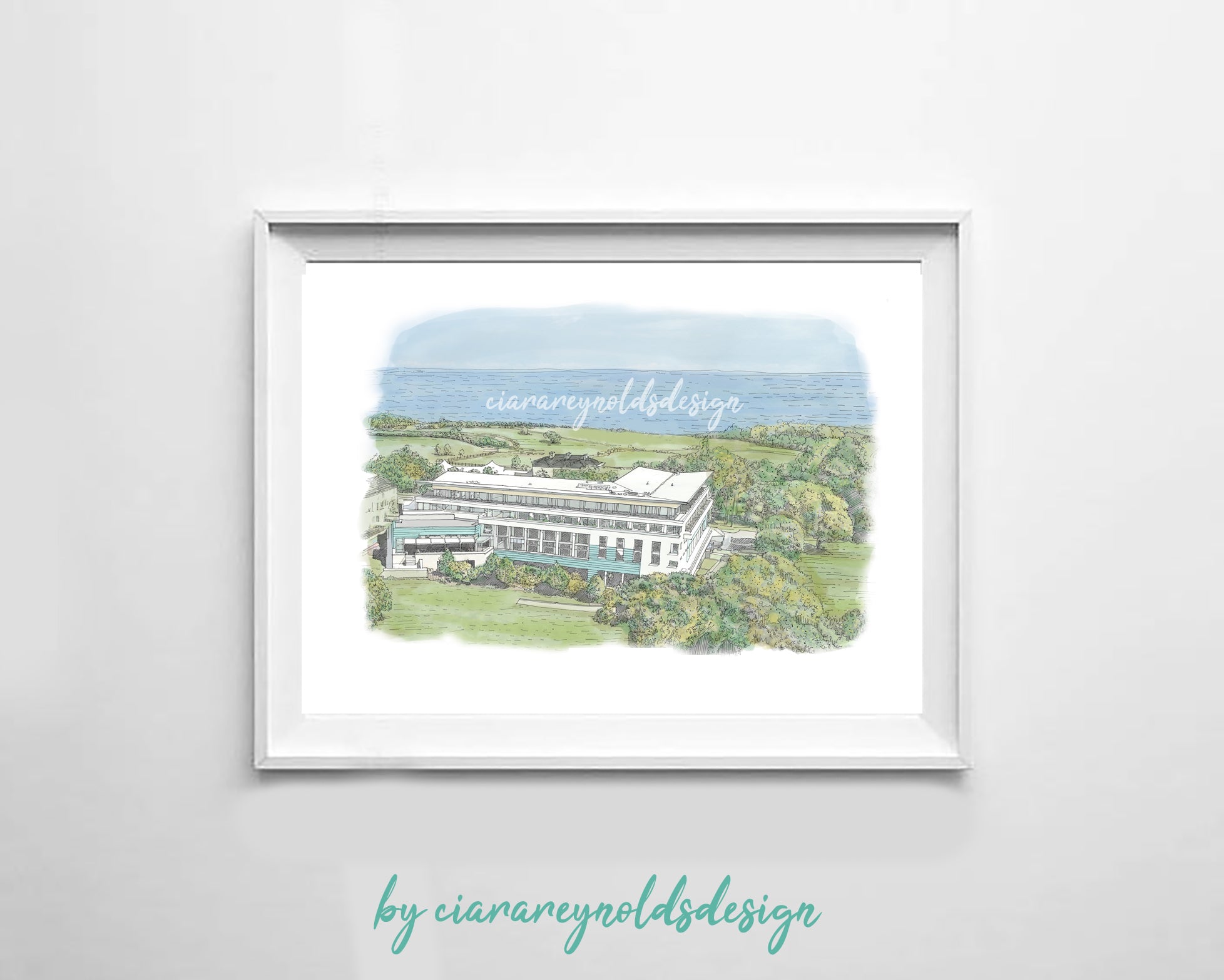 Buildings & Venues - Seafield Hotel Illustration